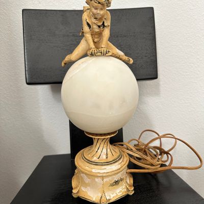 Over the moon alabaster Art Nouveau Lamp.jpg